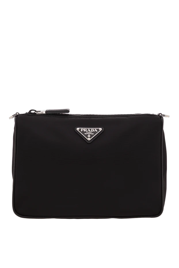 Cумка-мессенджер Re-Nylon с эмалевым треугольным логотипом - фото 1