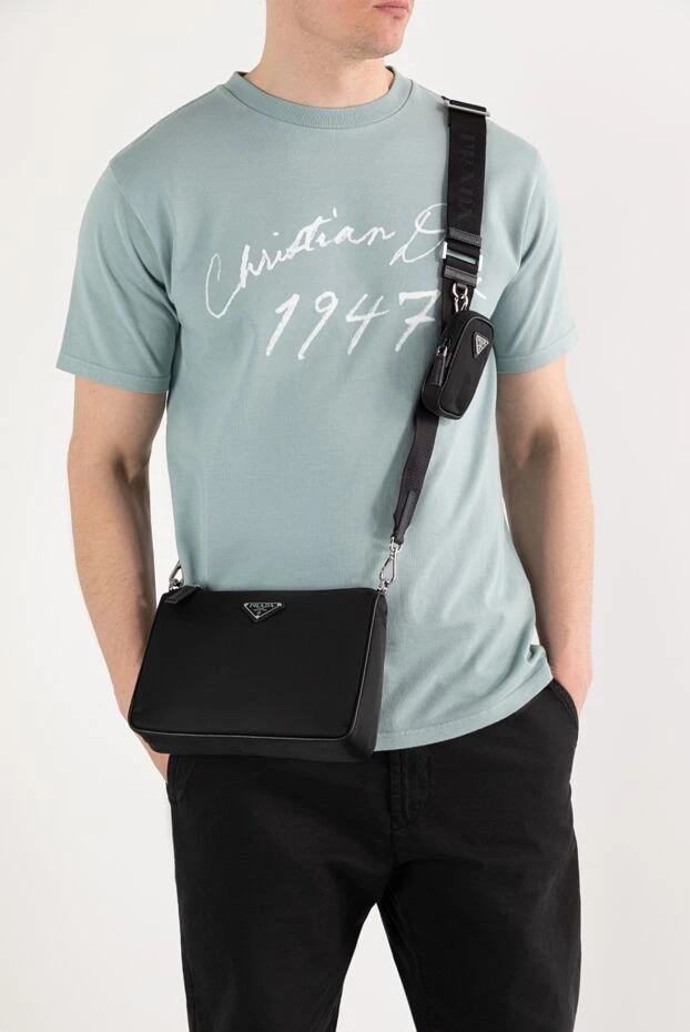 Prada re-nylon enamel triangle logo messenger bag 187287 - photo 3