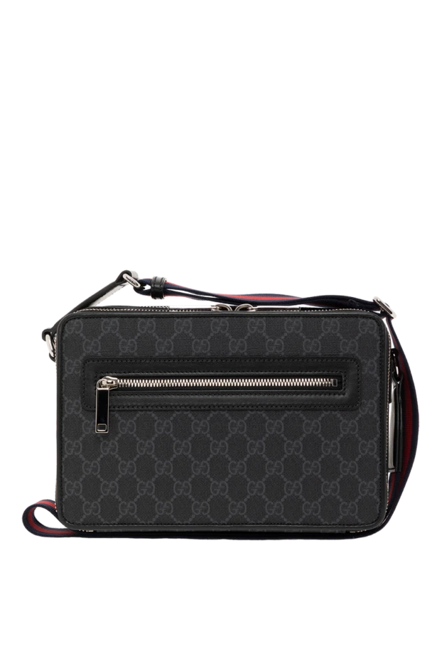 Medium GG shoulder bag black men's - photo 1