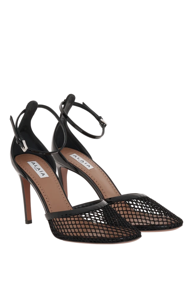 Alaia black mesh heel pumps 187301 - photo 3