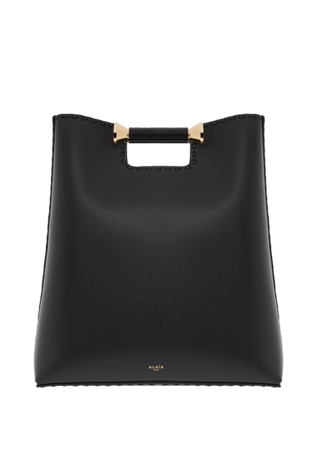 Әйелдер Bobine бұзау терісінен жасалған сөмке, қара - фото 1