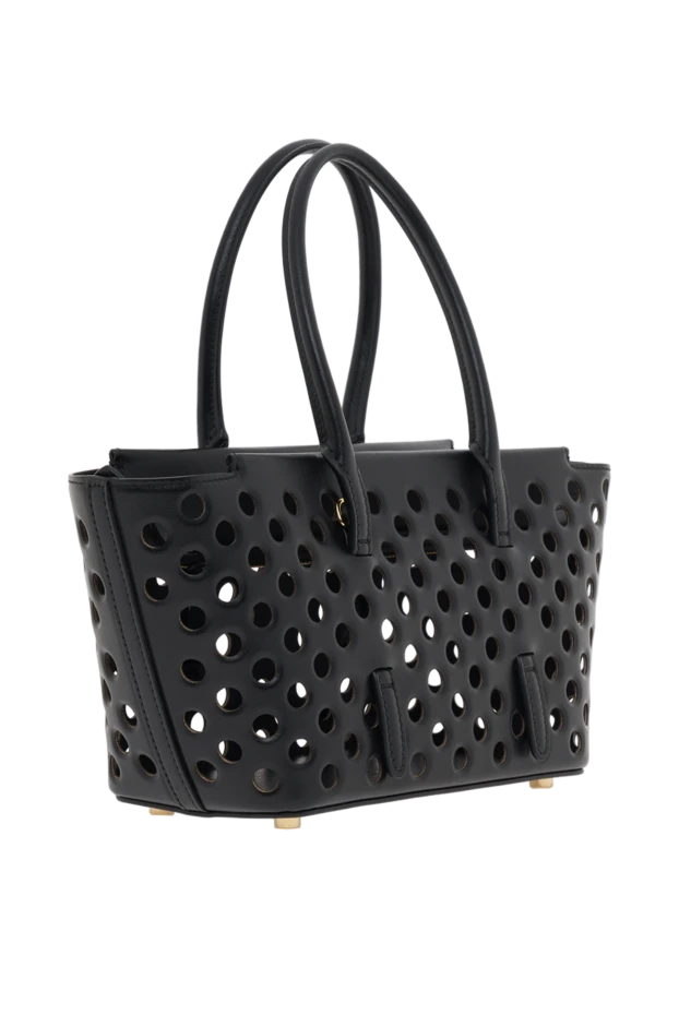 Alaia neo mina 20 bag in viennese calfskin, black 187304 - photo 3