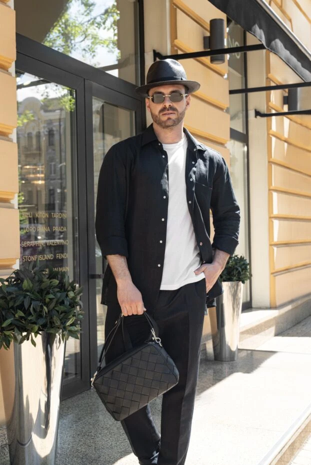 Bottega Veneta сумка через плечо из зернистой кожи intrecciato 187352 - фото 2