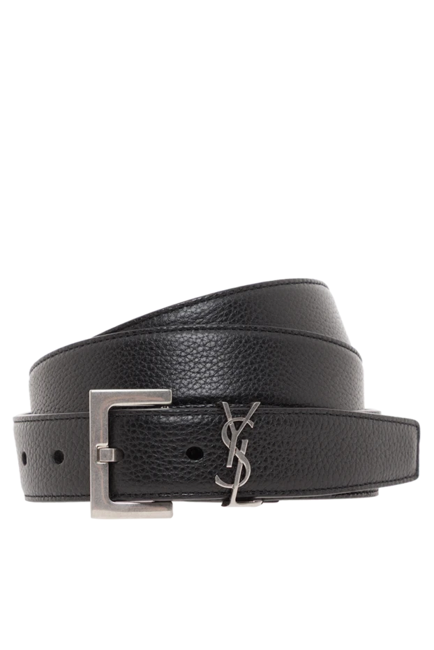 Saint Laurent tanned leather cassandre belt with adjustable square buckle and loop 187355 - photo 1