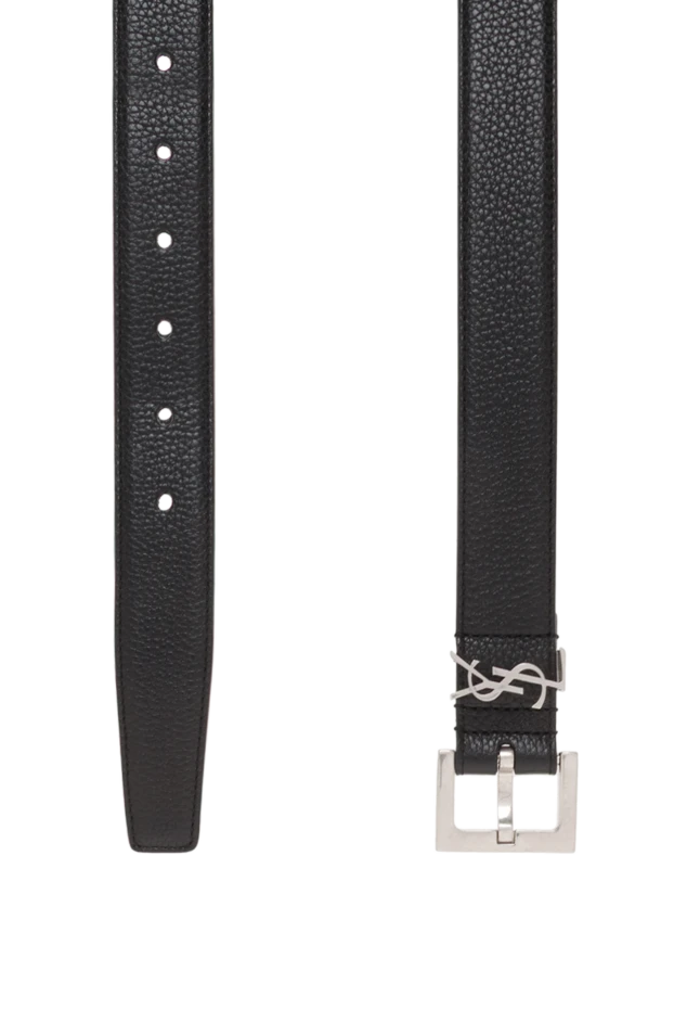 Saint Laurent tanned leather cassandre belt with adjustable square buckle and loop 187355 - photo 3