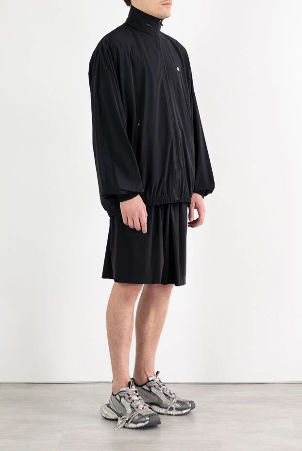 Balenciaga спортивный костюм с шортами черный мужской с логотипом 187361 - фото 3