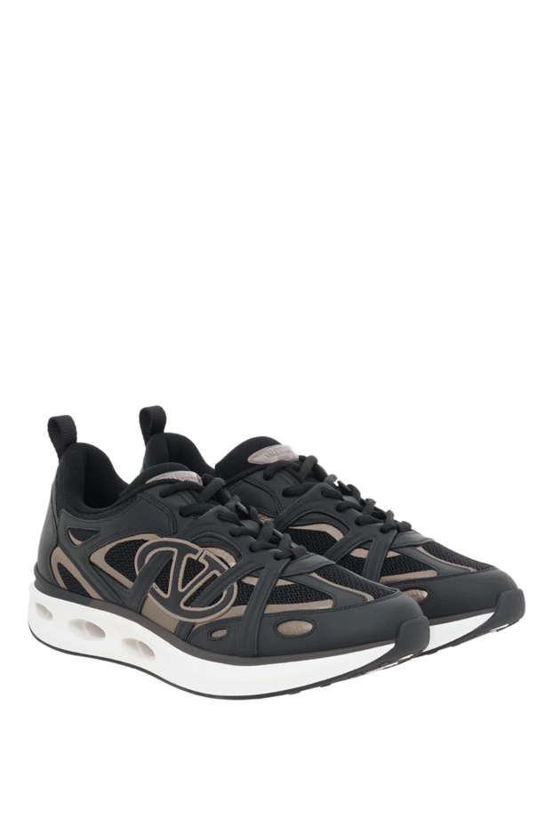 Valentino combined black sneakers with contrasting sole 187372 - photo 3