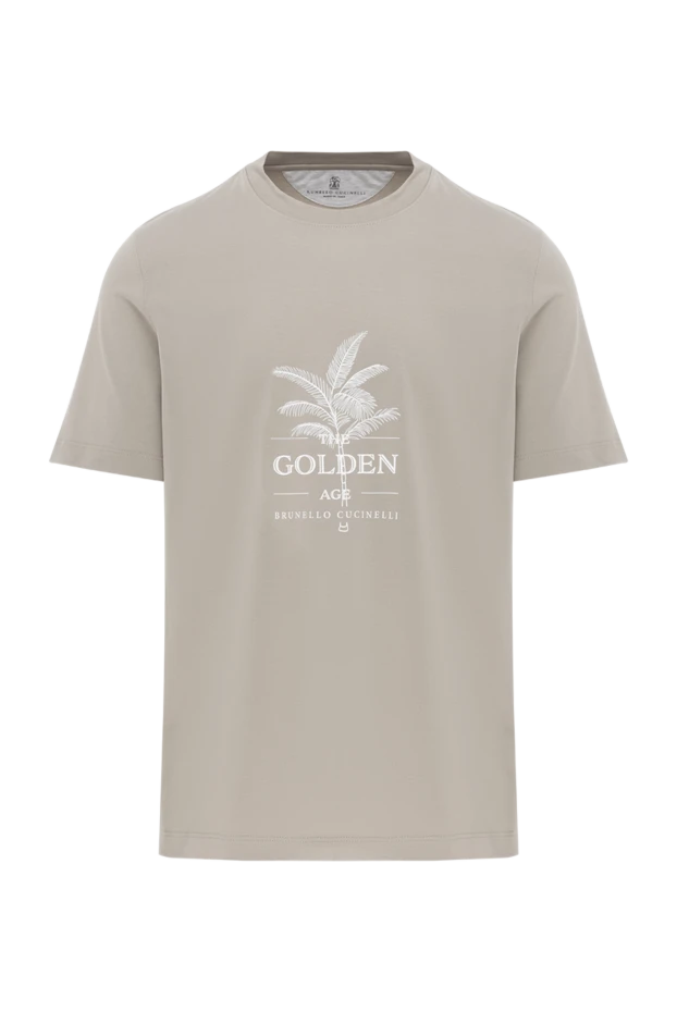 Green T-shirt The Golden Age made of cotton for men - photo 1