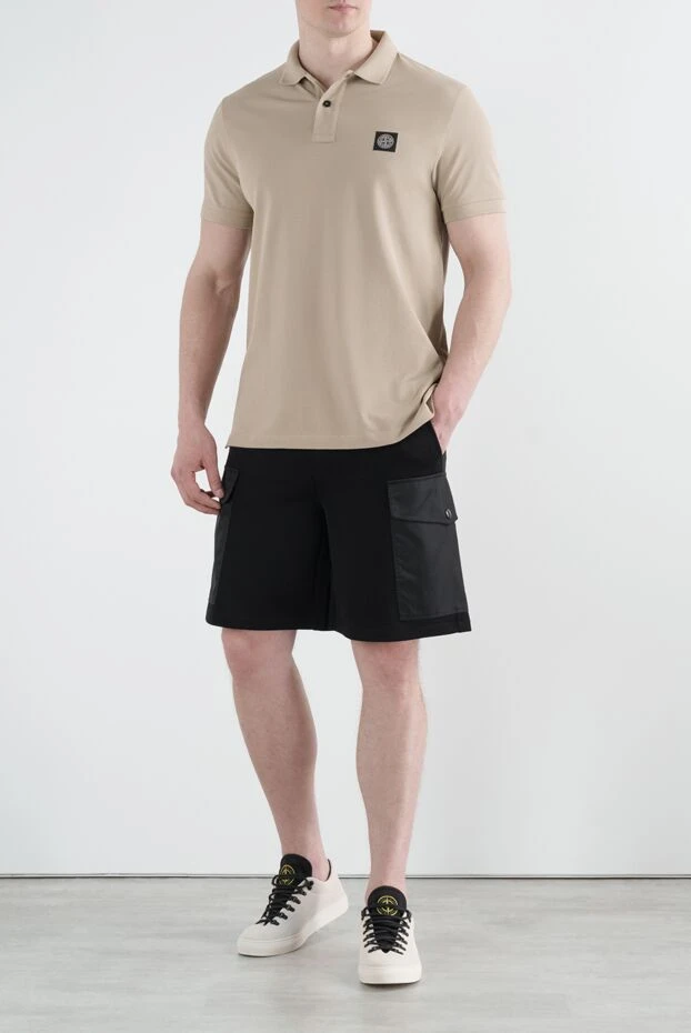 Prada шорты черные мужские с большими накладными карманами 187404 - фото 2