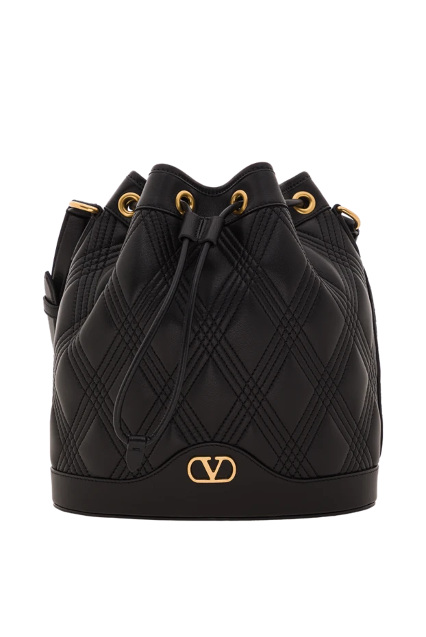 VLogo Calfskin логотипі Bucket Bag - фото 1