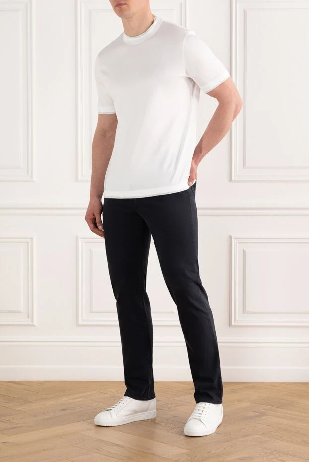 Loro Piana джинсовые брюки quarona синие из денима 187445 - фото 2