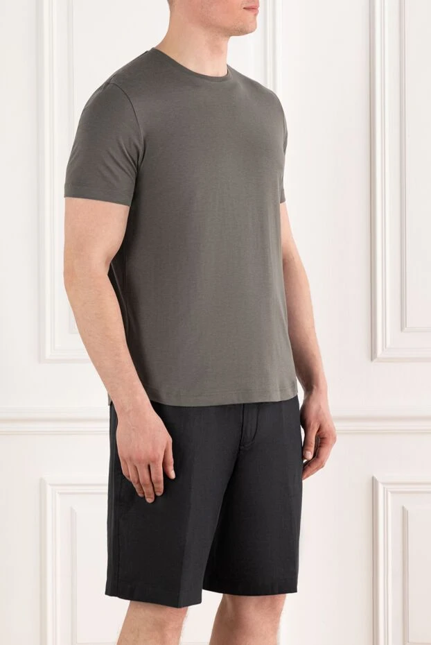 Loro Piana soft cotton-silk jersey t-shirt green 187451 - photo 3