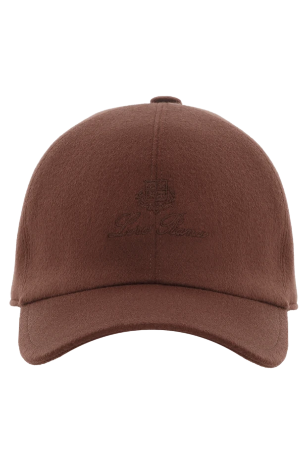 Storm System кашемирлі бейсбол қалпақшасы қоңыр - фото 1