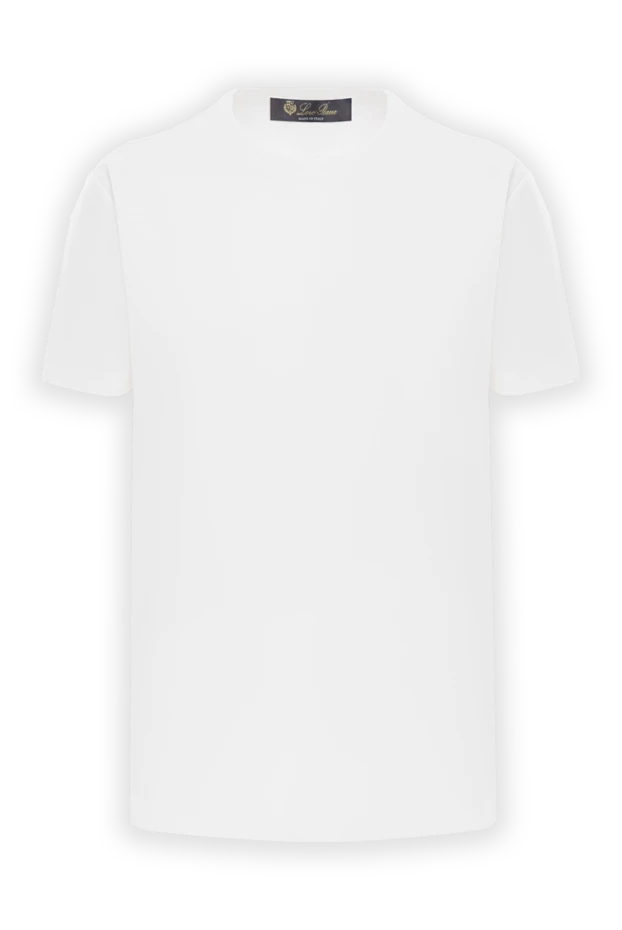 Loro Piana футболка my-t из чистого хлопкового джерси белая 187506 - фото 1