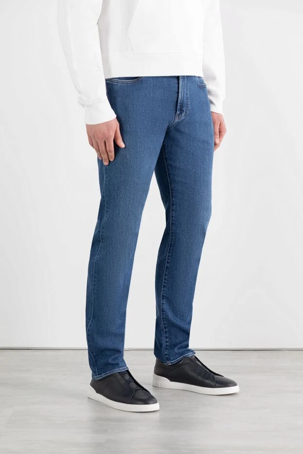 Loro Piana джинсовые брюки прямого кроя quarona голубые 187507 - фото 3