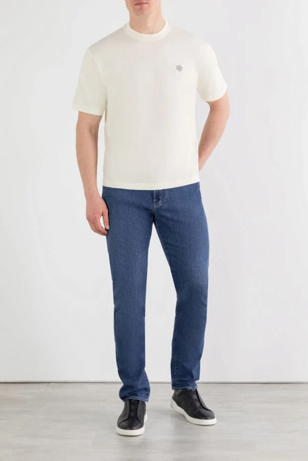 Компас патчі бар ақ мақта-мата жейде
- фото 2