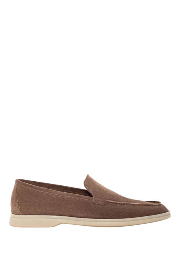 Лоферы в стиле smart casual из бархатистой замши цвета капучино
- фото 1