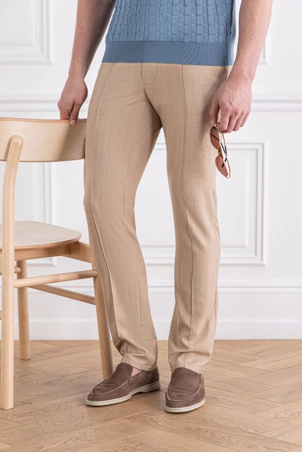 Cesare di Napoli капучино барқыт күдерідегі ақылды кездейсоқ лоферлер 187516 - фото 2