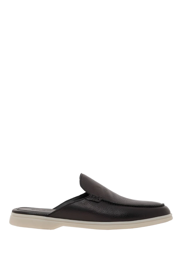 Ерлердің былғары қашырлары, қара - фото 1