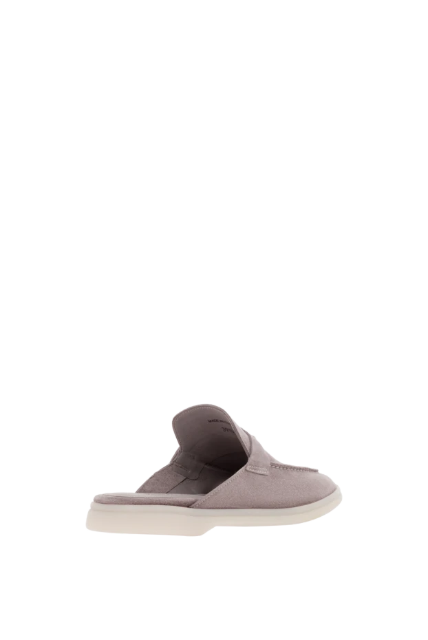 Fleur de Paris серые мюли venere hyena из замши женские 187539 - фото 3
