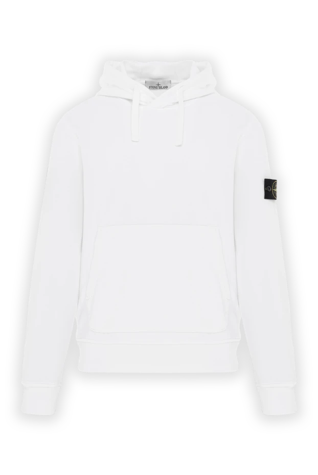 Organic Cotton Fleece Hoodie White - photo 1