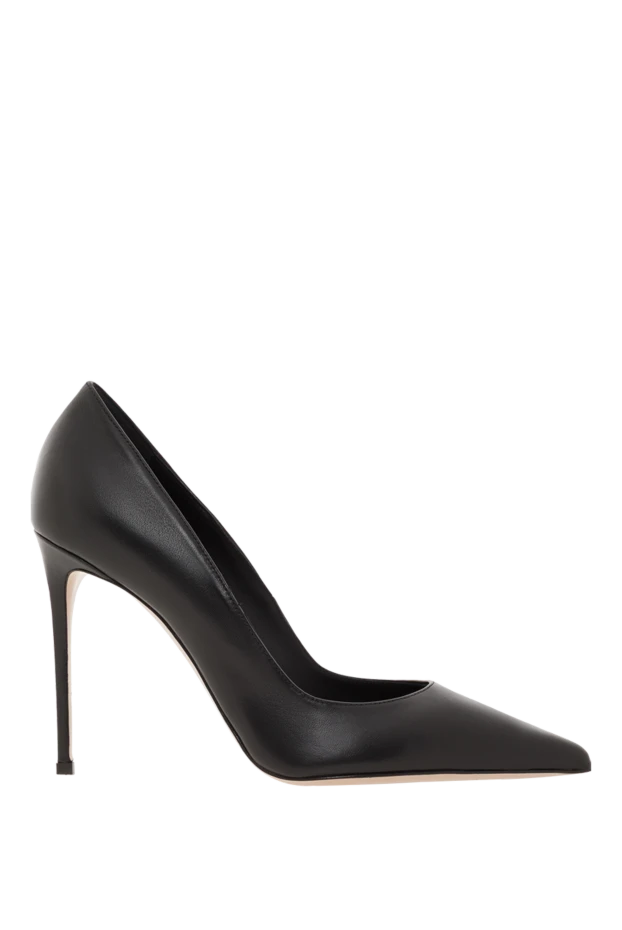 Eva Жоғары Стилетто Өкшелі Помпалар Қара - фото 1