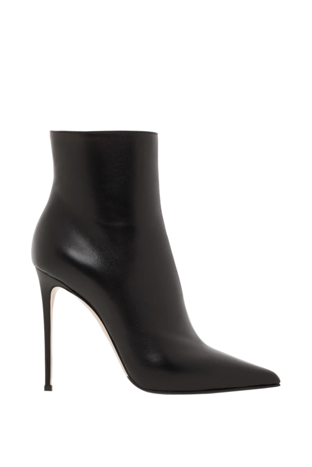 Черные ботильоны Eva ручной работы с культовым каблуком-шпилькой - фото 1