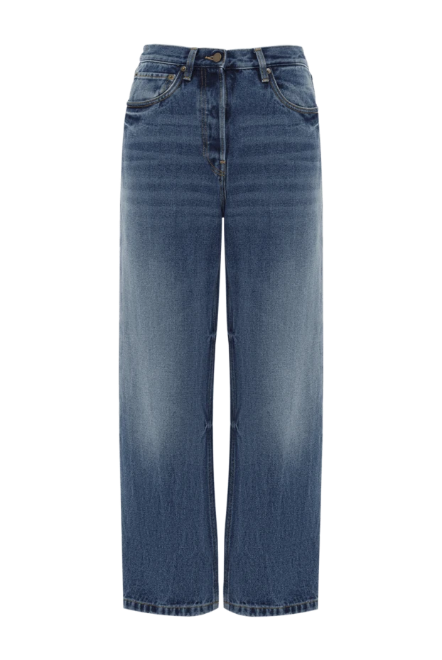 Women's blue distressed jeans - photo 1