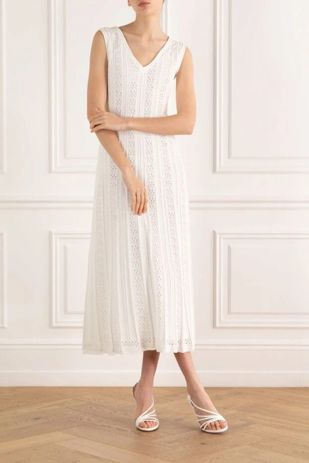 D.Exterior ажурное платье с v-образным вырезом без рукавов 187767 - фото 2