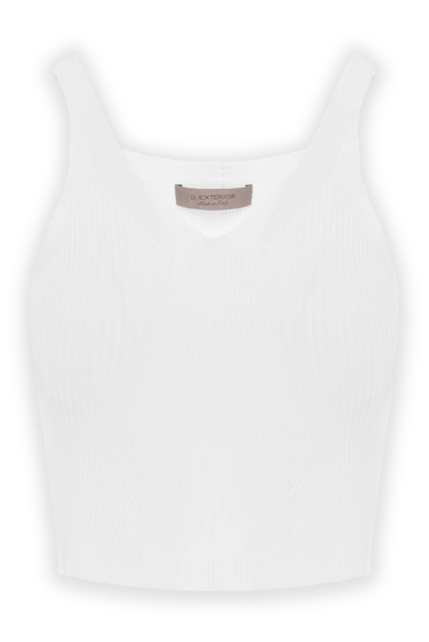 Вискозды әйелдерге арналған ақ көйлек - фото 1