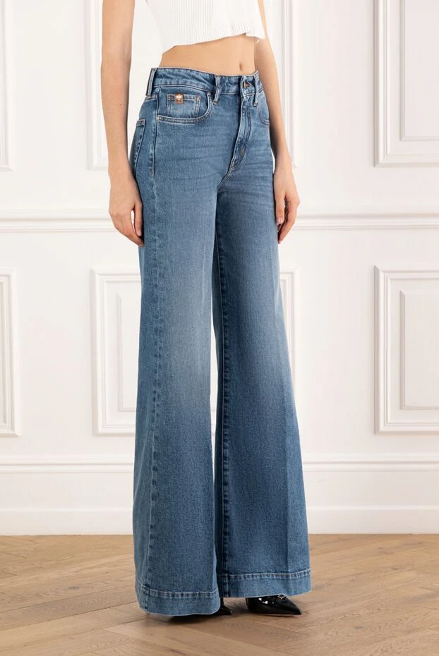 Jacob Cohen женские джинсы из хлопкового денима с расклешённым силуэтом
 187807 - фото 3