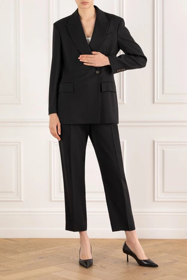 Brunello Cucinelli comfortable viscose twill couture suit with monil chain 187816 - photo 2