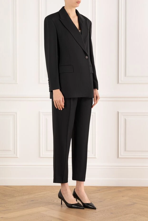 Brunello Cucinelli comfortable viscose twill couture suit with monil chain 187816 - photo 3