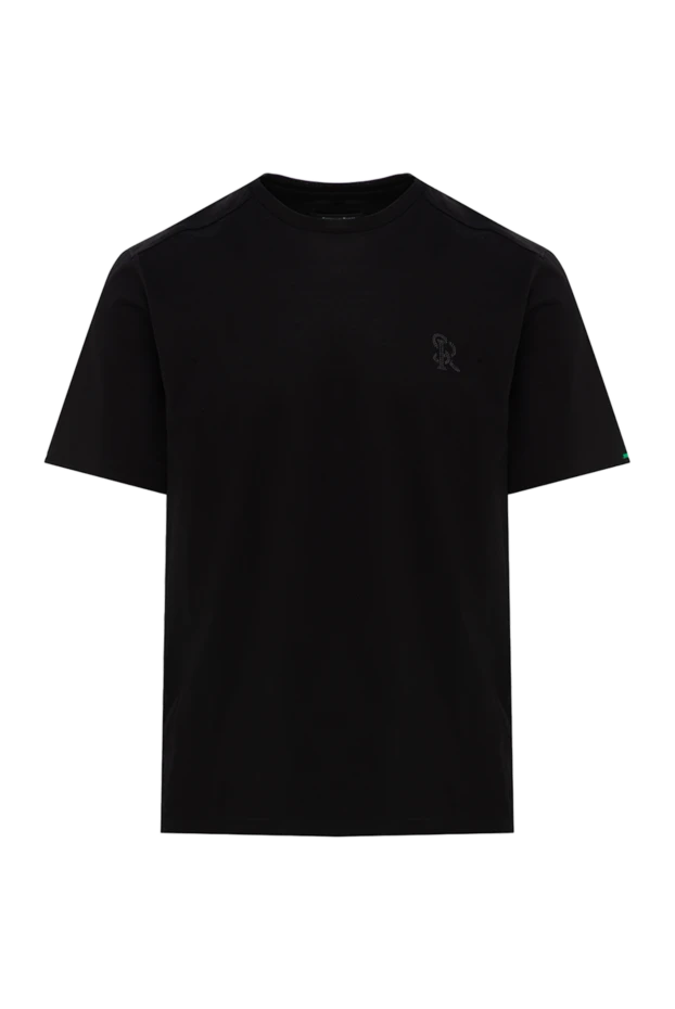 Stefano Ricci black cotton t-shirt with 3d logo 187845 - photo 1