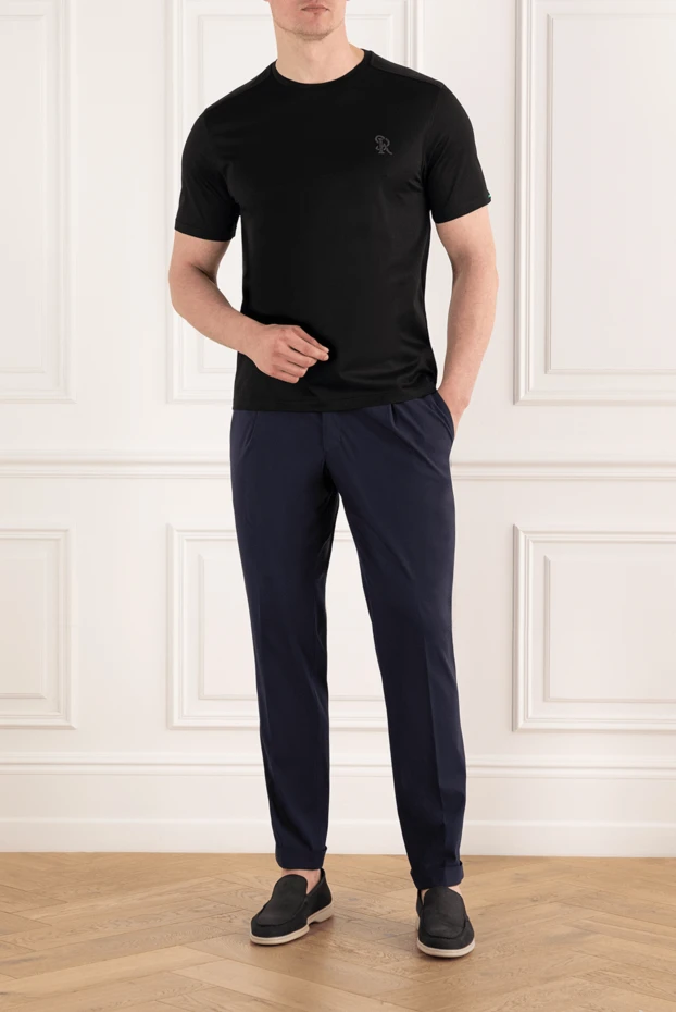 Stefano Ricci black cotton t-shirt with 3d logo 187845 - photo 2