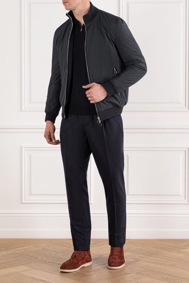 Seraphin куртка-бомбер на молнии с воротником-стойкой и отделкой из кожи крокодила
 187893 - фото 2