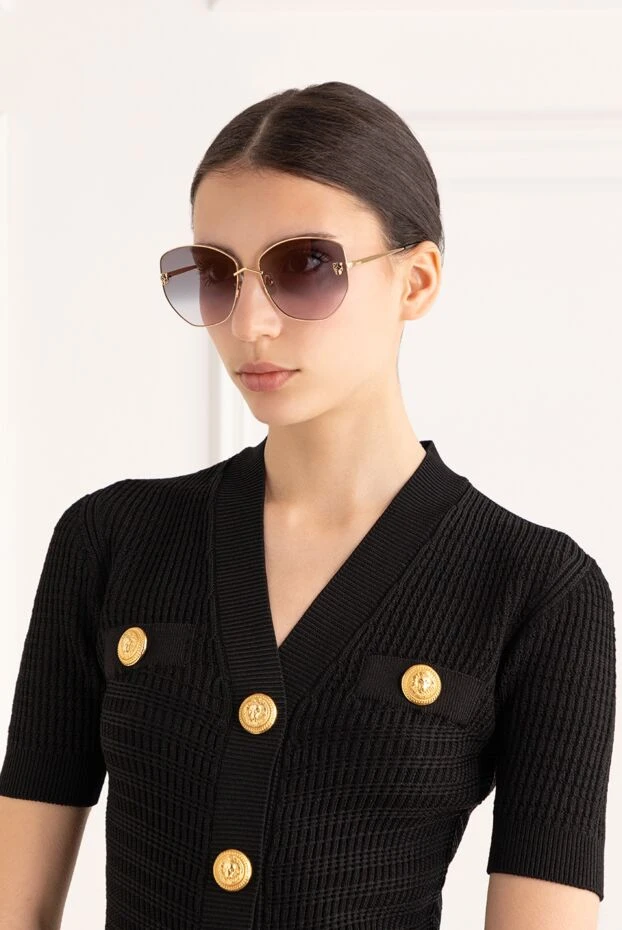 Panthère Metal Sunglasses Gray - photo 2