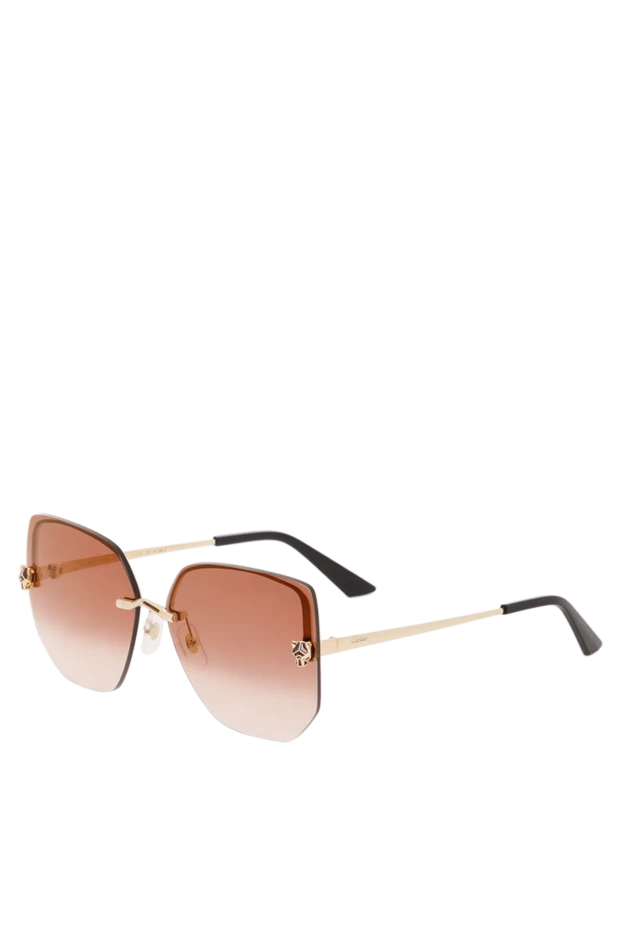 Cartier солнцезащитные очки без оправы panthere розовые 187953 - фото 3