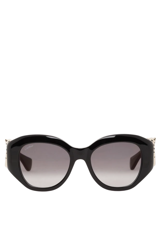 Dynasty Rectangle Women's Sunglasses Black - photo 1