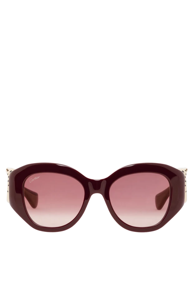 Dynasty Rectangle әйелдер күннен қорғайтын көзілдірік бургундия - фото 1