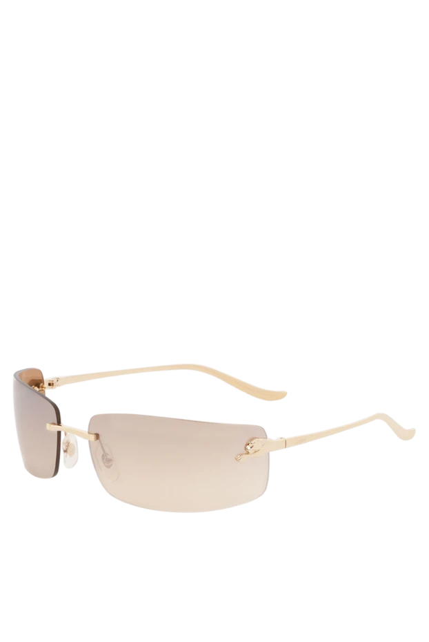 Cartier солнцезащитные очки pasha из гладкого титана с платиновой отделкой 187958 - фото 3