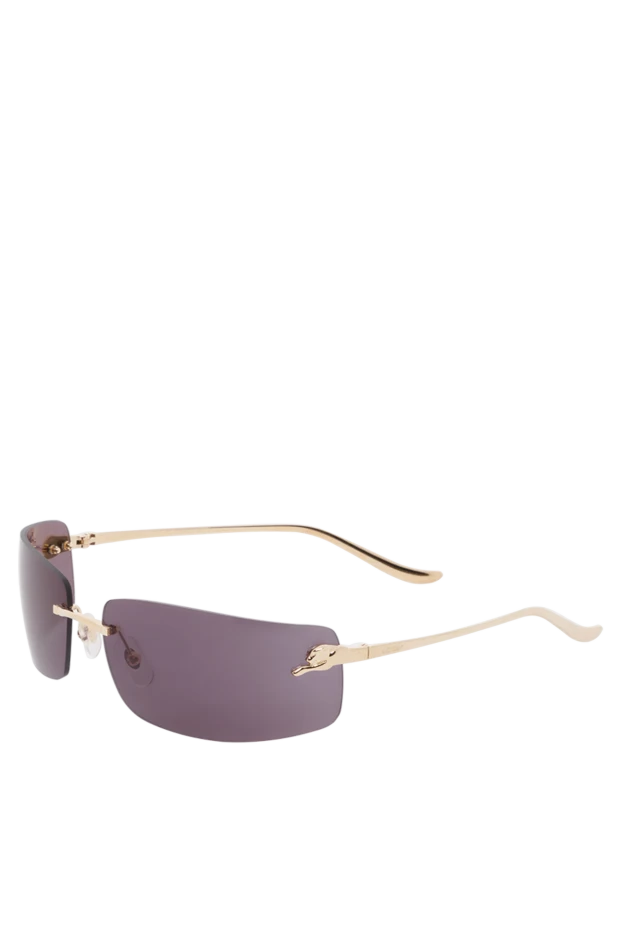 Cartier солнцезащитные очки panthère из металла с золотистой отделкой 187959 - фото 3