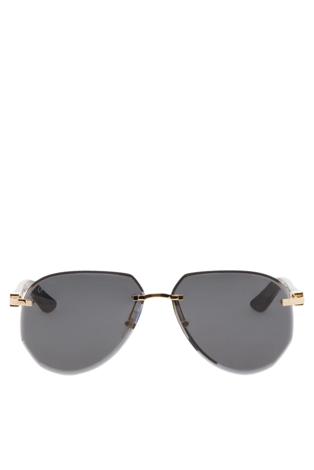 Buffalo Horn Aviator Sunglasses Black - photo 1