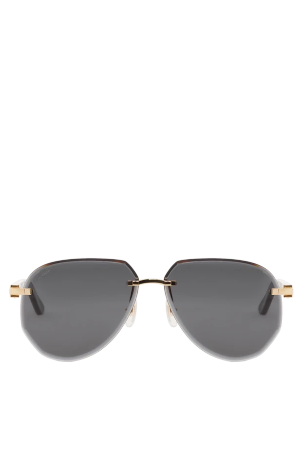 Буффало мүйізі бар ұшқыш күннен қорғайтын көзілдірік, сұр - фото 1