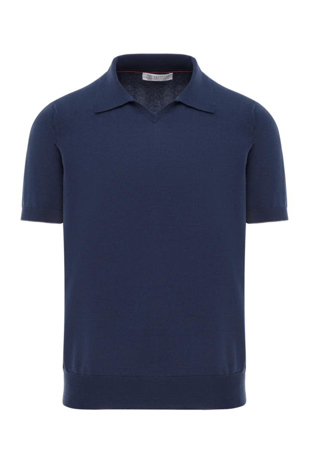Minimalist short sleeve buttonless polo shirt - photo 1