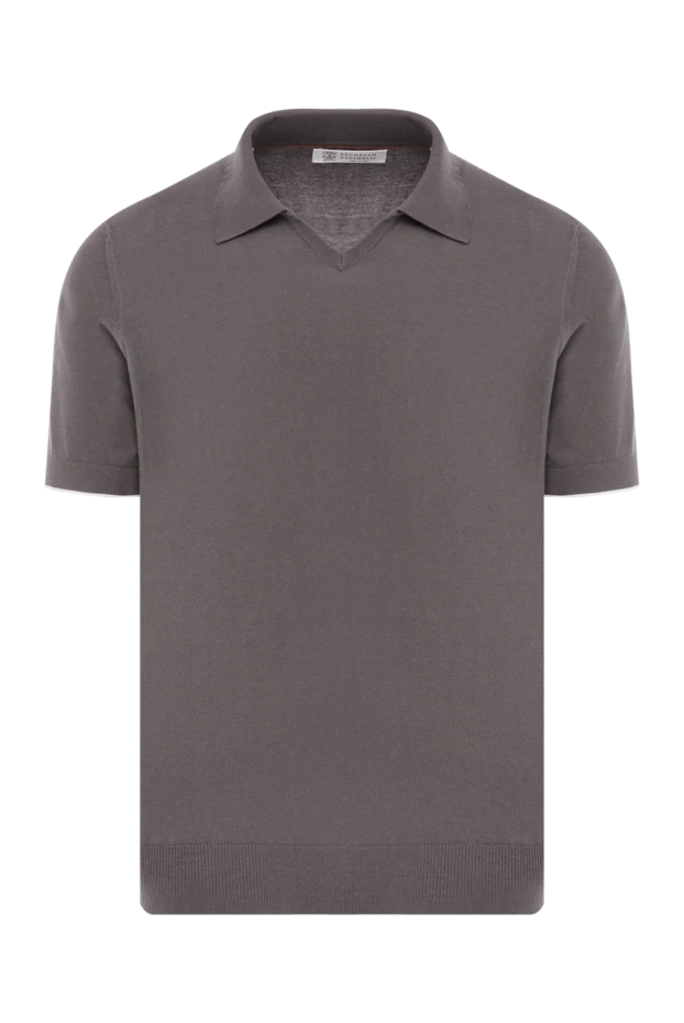 Түймелері жоқ, жиегі бар қара-бежевый ерлер полосы - фото 1