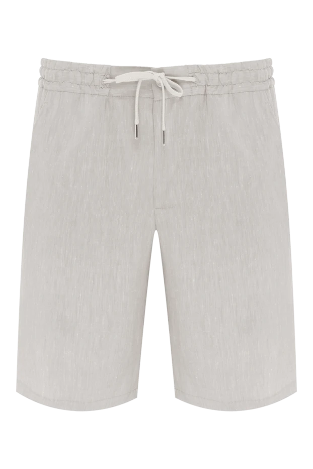 Жазғы ерлер шорты ашық сұр жіптері бар - фото 1