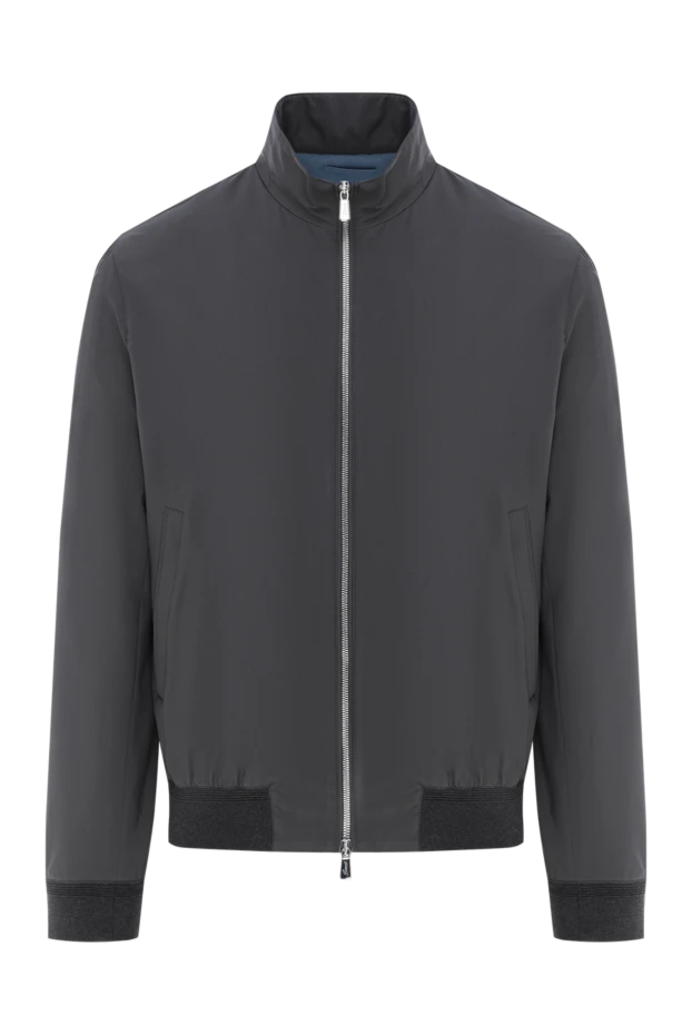 Grey Bomber Jacket With Zip Men's - photo 1