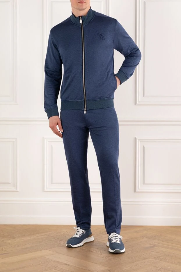 Billionaire минималистичный костюм синего цвета с застежкой на молнию 188026 - фото 2