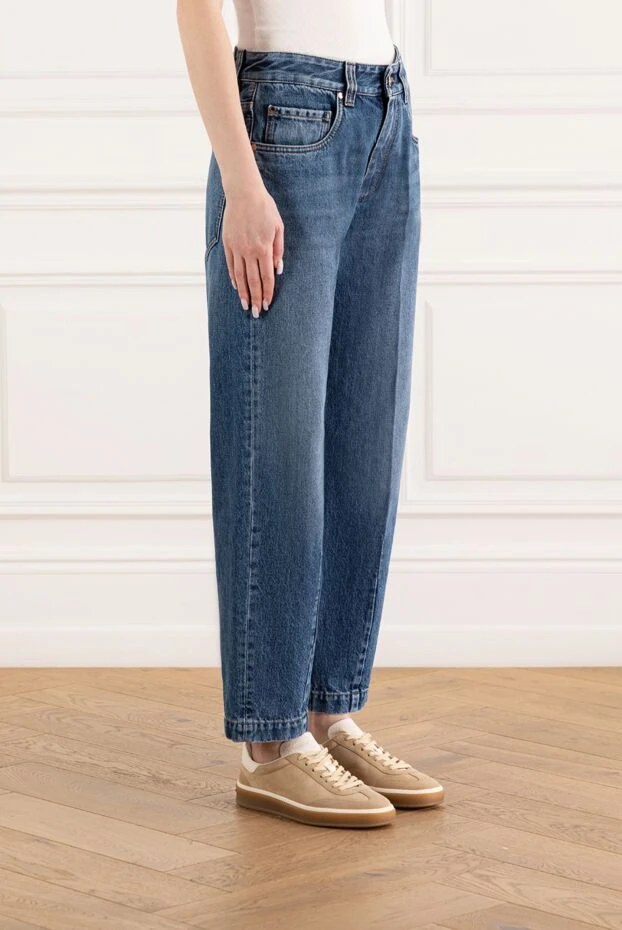 Brunello Cucinelli authentic denim straight leg loose jeans 188034 - photo 3